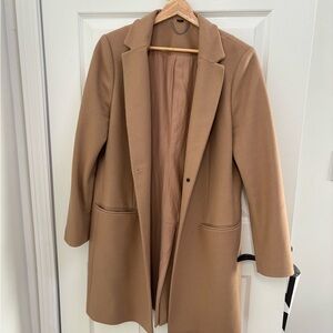 All Saints Tan Women's Pea Coat
